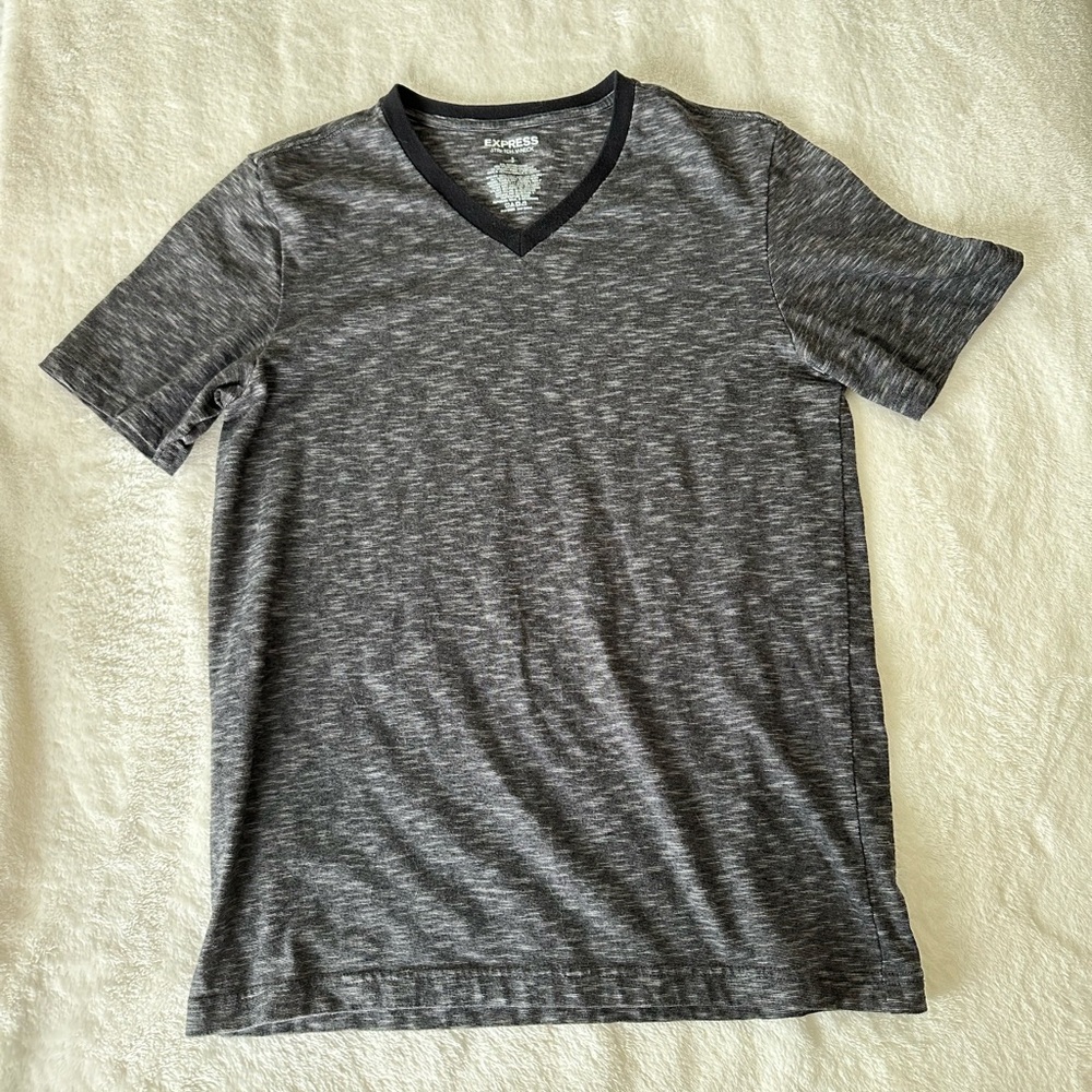 Express V Neck Men Shirt - Small